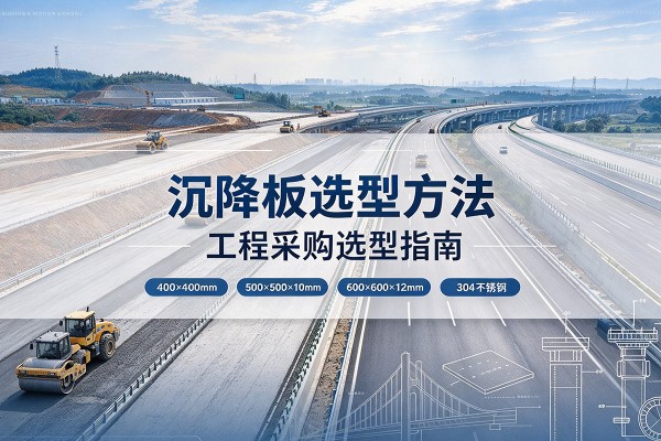 阳西沉降板选择方法