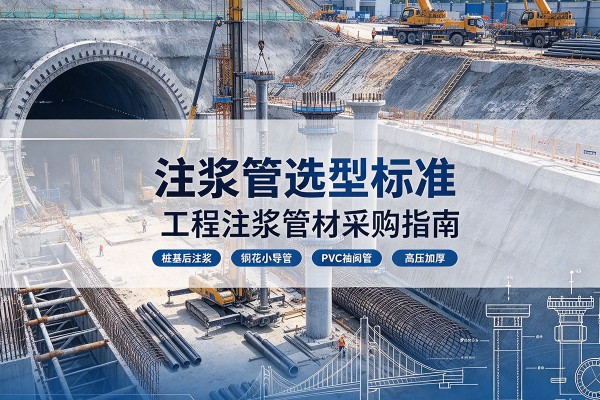 阳西注浆管选型标准
