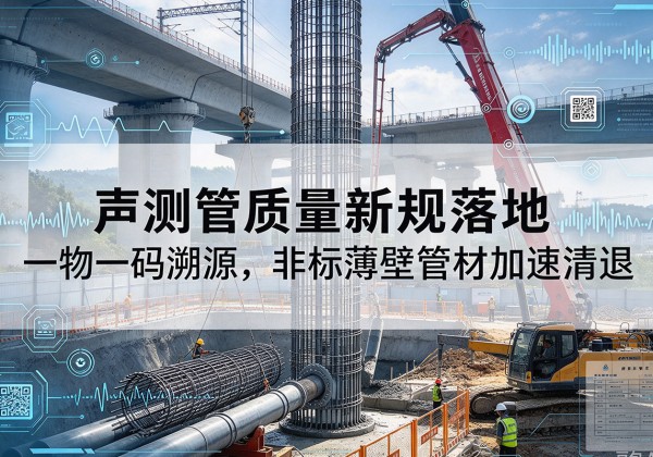 阳西声测管质量新规落地，一物一码溯源，非标薄壁管材加速清退